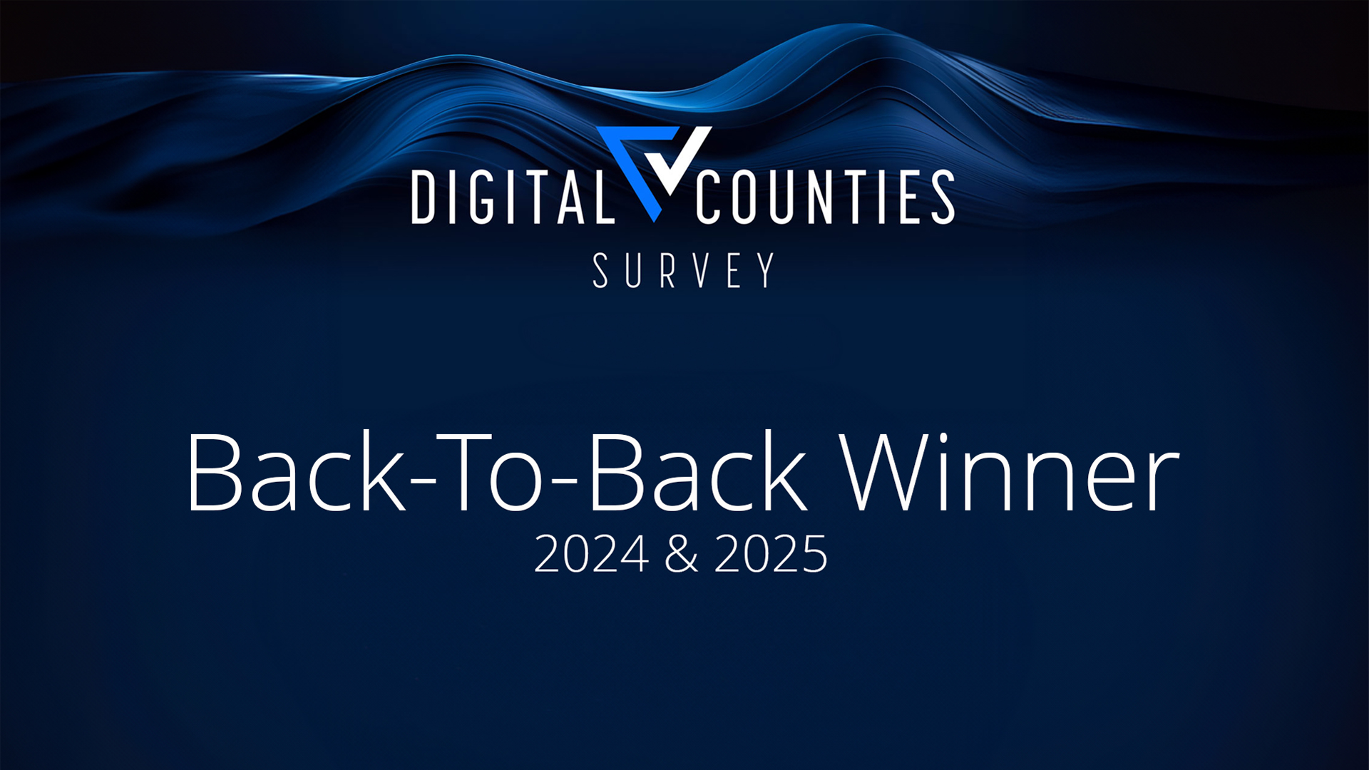 Digital Counties back to back winner, 2024 and 2025